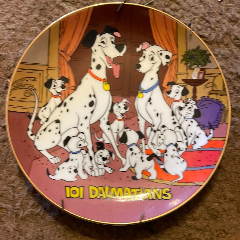 Walt Disney World 101 Dalmatians plate.